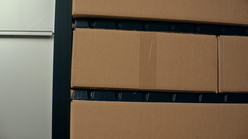 Good pallet seal with cases flush against the QFM seal